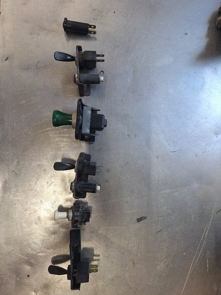 Oldtimer schakelaars, Ophalen of Verzenden, Gebruikt