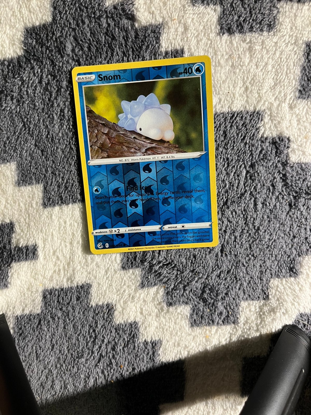 Holo Pokémon kaart Snom 084/264 - Goede staat, Ophalen of Verzenden, Zo goed als nieuw, Losse kaart, Foil