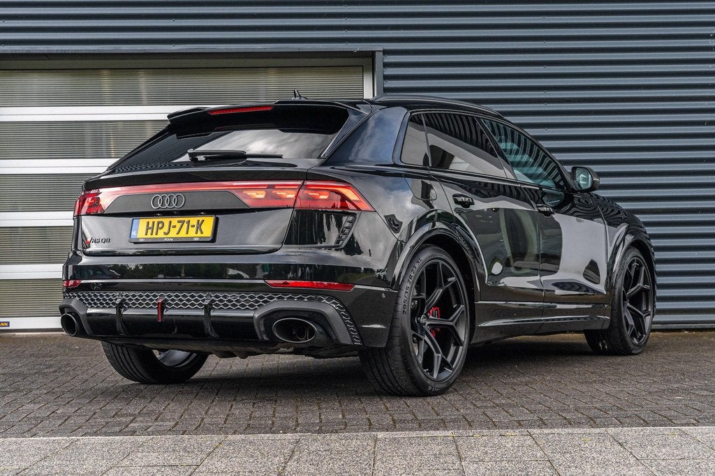 Audi RS Q8 4.0 TFSI 640pk quattro Performance | Panoramadak, Auto's, Audi, 12 maanden, Stof, Gebruikt, Zwart