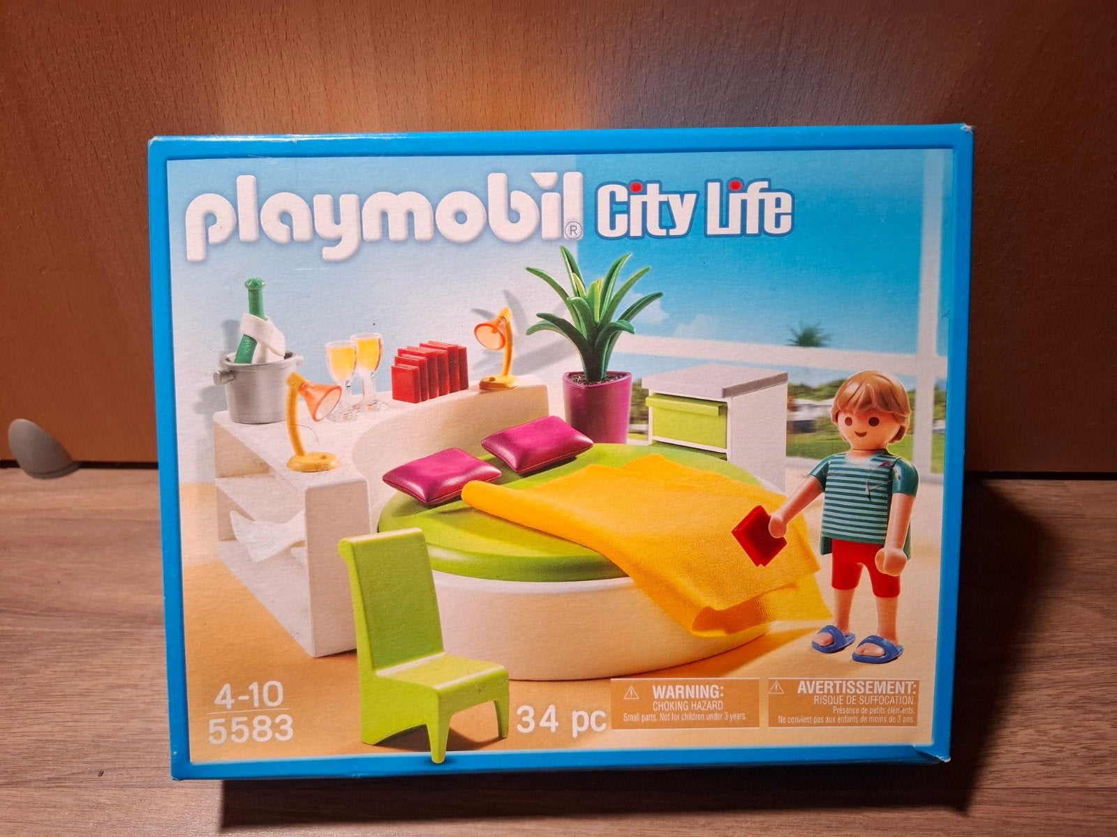 Playmobil slaapkamer met loungebed z.g.a.n., Complete set, Overige typen, Ophalen of Verzenden, Zo goed als nieuw