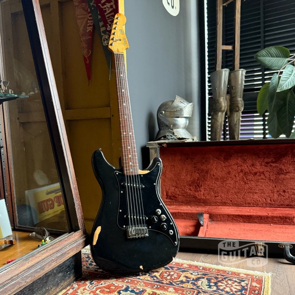 Fender Lead II Black 1980 OHSC, Ophalen of Verzenden, Gebruikt, Overige typen