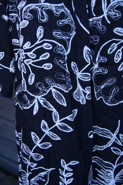 Doorknoopjurk zwart/ creme Didi mt M/L Vaste prijs, Maat 38/40 (M), Zwart, Didi, Ophalen of Verzenden