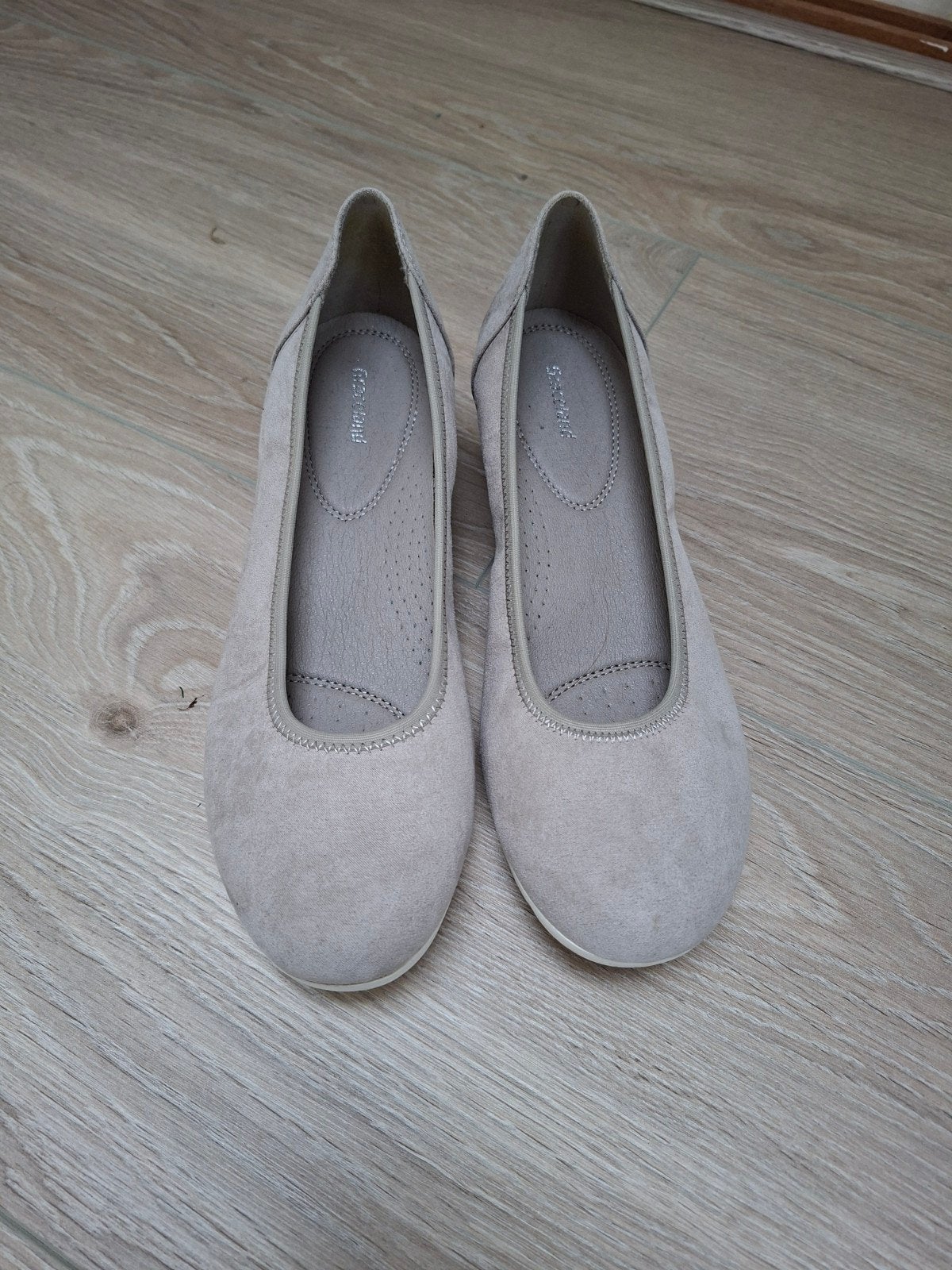 Taupe ballerina pumps Van Haren Graceland - maat 39, Pumps, Bruin, Ophalen of Verzenden, Graceland