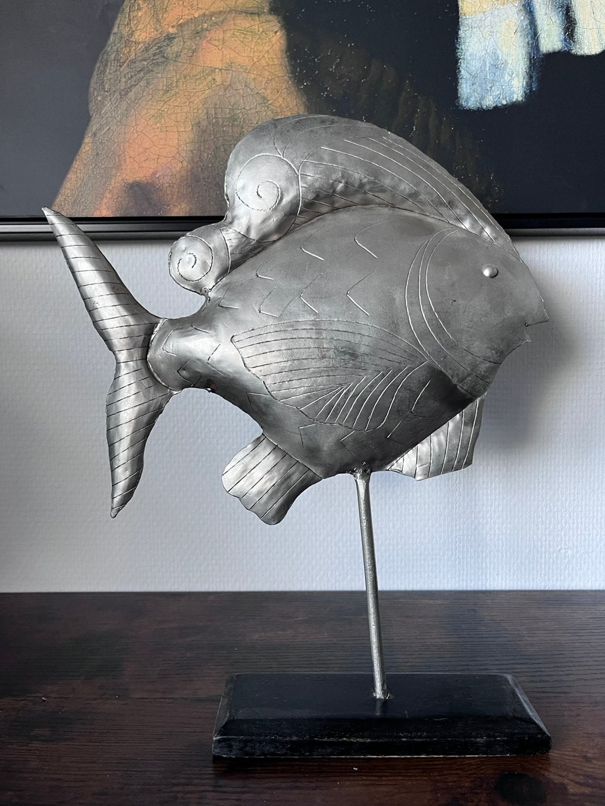 Decoratie vis op standaard, Ophalen of Verzenden