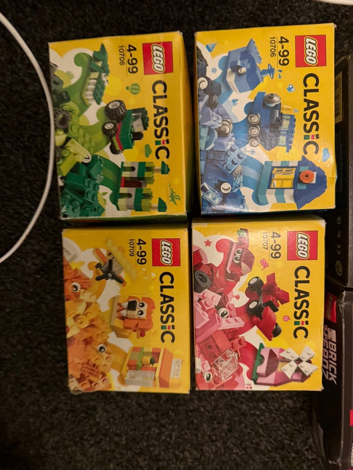 4 nieuwe LEGO Classic bouwsets - Diverse kleuren, Verzenden, Nieuw, Overige merken