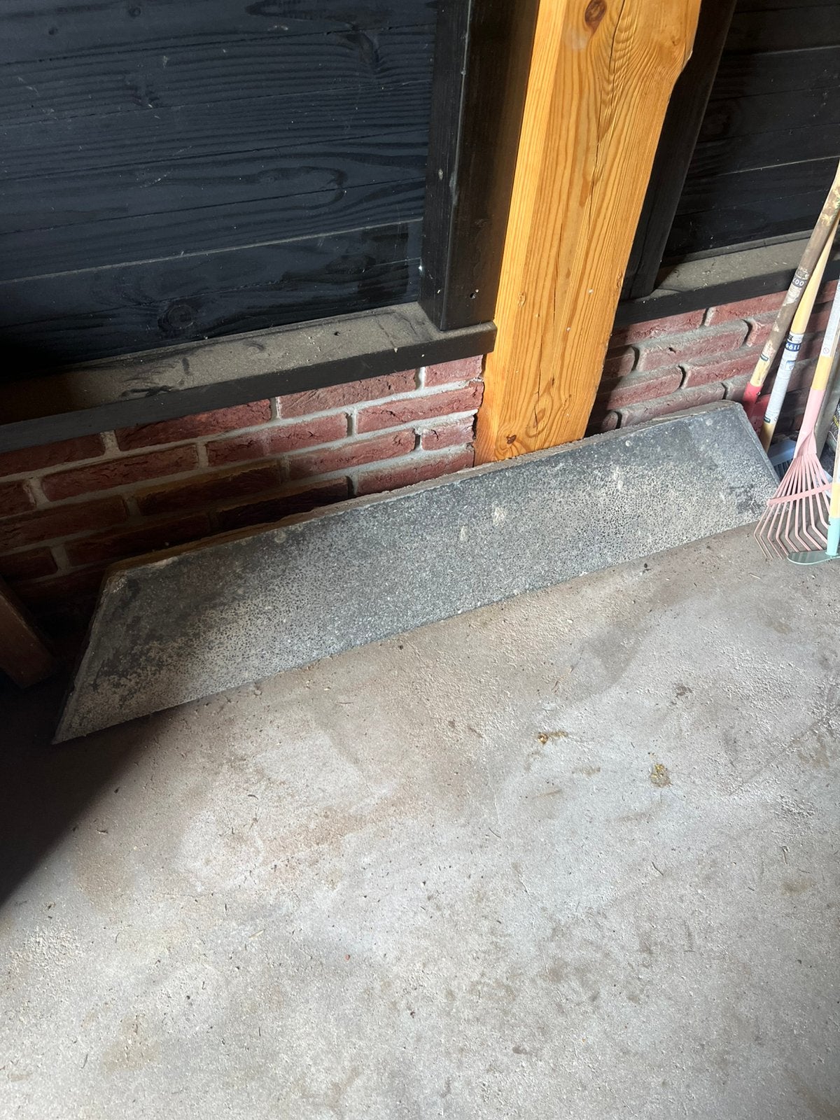 Hardstenen vloerdorpel/drempel, Doe-het-zelf en Verbouw, Tegels, Gebruikt, Overige typen, Hardsteen, 60 cm of meer, 20 tot 40 cm
