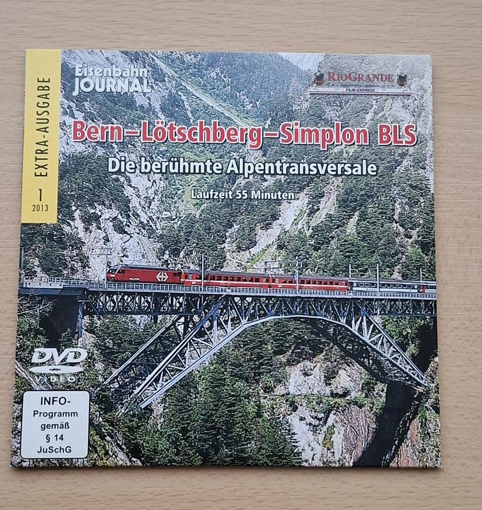 DVD Eisenbahn Journal - BLS Zwiterland, Verzamelen, Ophalen of Verzenden, Zo goed als nieuw, Trein, Overige typen