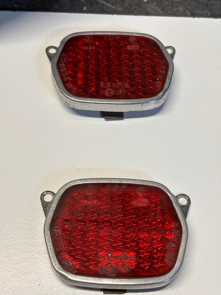 Reflector Citroën DS - Set van 2, Auto-onderdelen, Verlichting, Ophalen of Verzenden, Gebruikt, Citroën