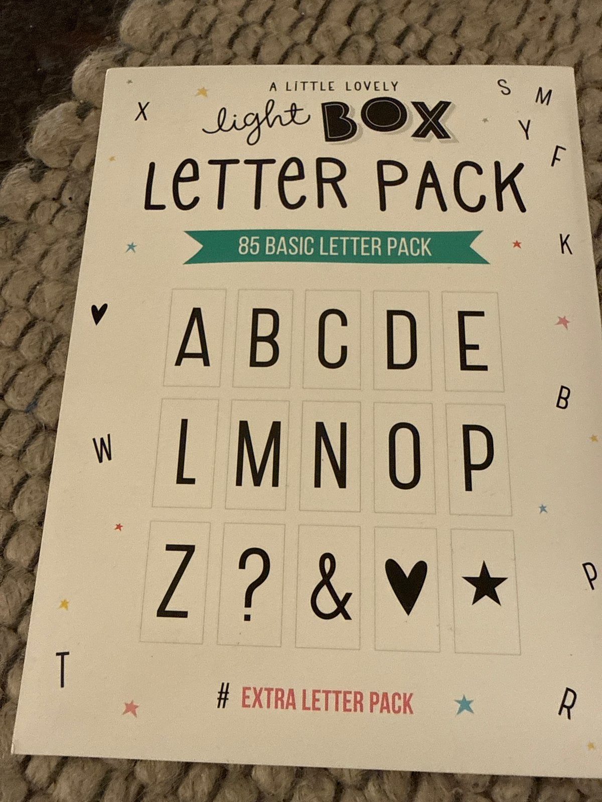 A Little Lovely Company Light Box Letter Pack, Ophalen of Verzenden, Nieuw
