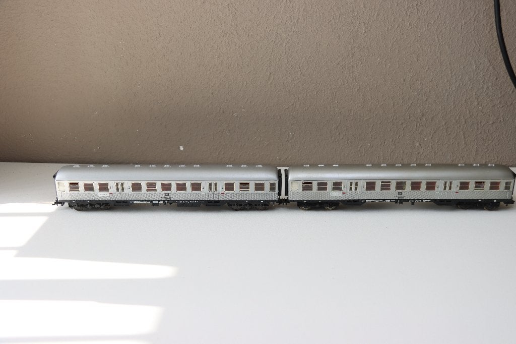 Fleischmann 2 x 5122 2.kl. Silberling rijtuigen, Gelijkstroom, Fleischmann, Wagon, Ophalen of Verzenden