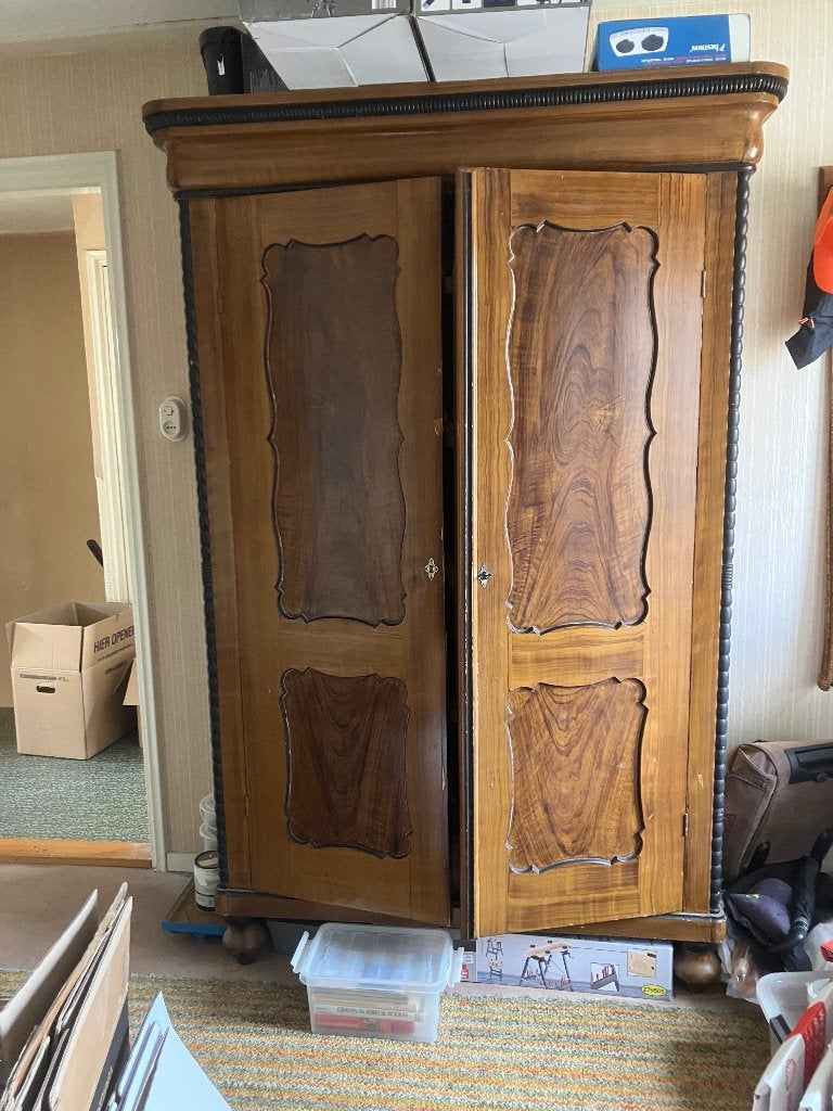 Oude kast, Antiek en Kunst, Antiek | Meubels | Kasten, Ophalen