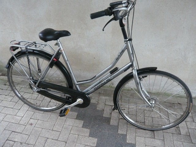 mooie originele stevige 28 inch batavus future grijsmetalic, Fietsen en Brommers, Fietsen | Dames | Damesfietsen, Ophalen, Batavus