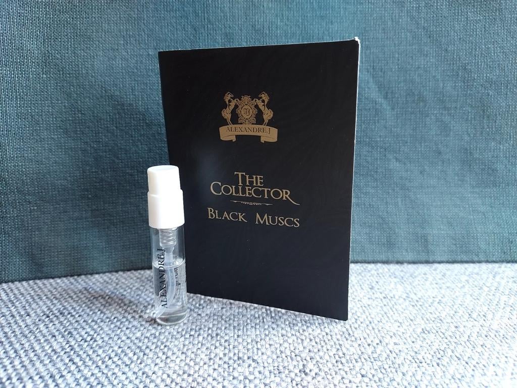 Alexandre J The Collector Black Muscs parfum sample, Verzenden, Zo goed als nieuw