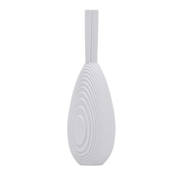 Architectmade vaas Flow Teardrop H30cm, Nieuw, Ophalen of Verzenden, Steen/keramiek, Met patroon/structuur