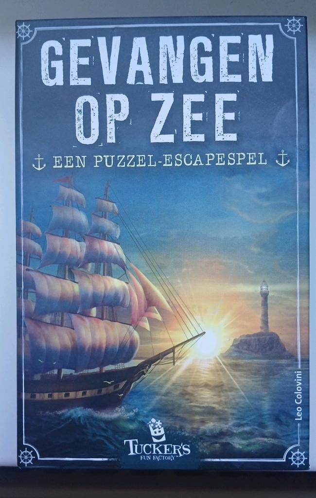 Gevangen op Zee: Een Puzzel-Escapespel, Ophalen of Verzenden, 500 t/m 1500 stukjes, Gebruikt, Overige typen