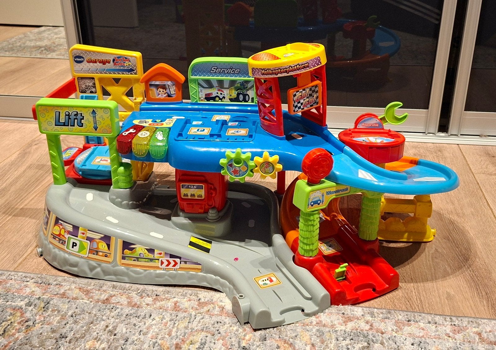 VTECH Toet Toet Auto's Garage met veel onderdelen 4 auto's, Ophalen