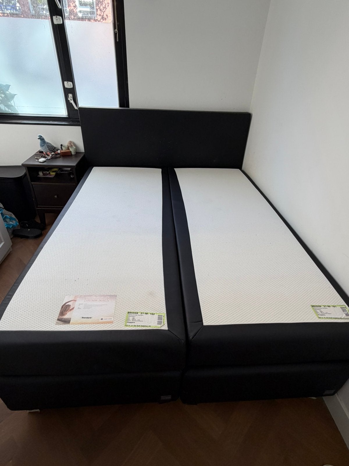 Eastborn Energy boxspring 160x200 – matrassen gratis, Ophalen, Zo goed als nieuw, Tweepersoons, 160 cm
