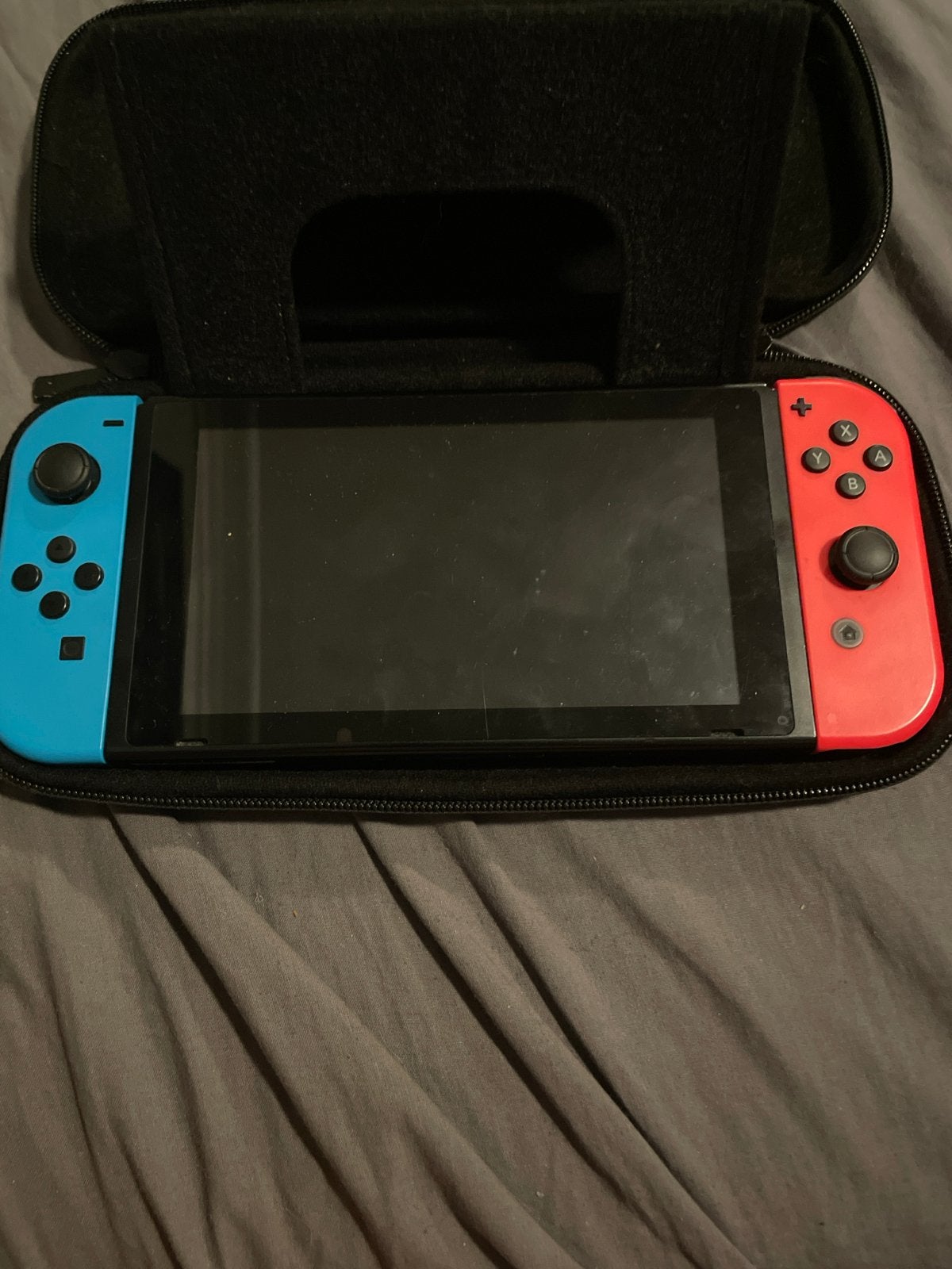 Nintendo Switch met Joy-Cons en hoesje, Ophalen, Gebruikt, Met 2 controllers, Switch Original