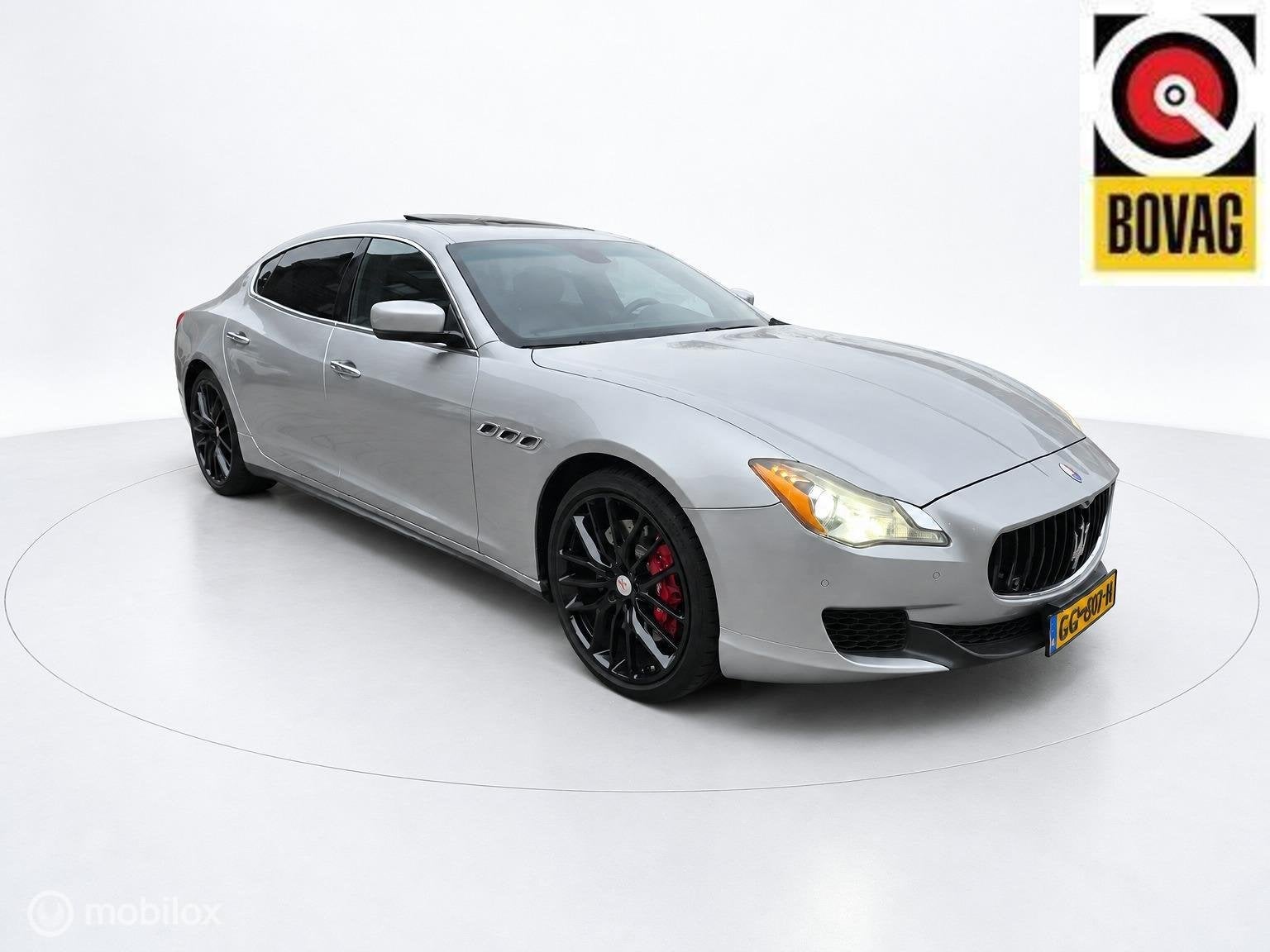 Maserati Quattroporte 3.8 V8 GTS 2014 531PK LEDER/CLIMA/DAK!, Auto's, Automaat, Achterwielaandrijving, Gebruikt, Leder