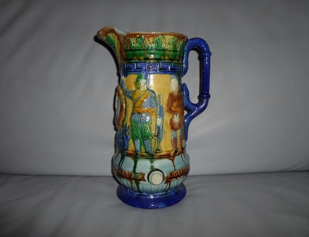 Majolica Oorlogs Kan Sandford Pottery Wareham Dorset, Antiek en Kunst, Antiek | Keramiek en Aardewerk, Ophalen of Verzenden
