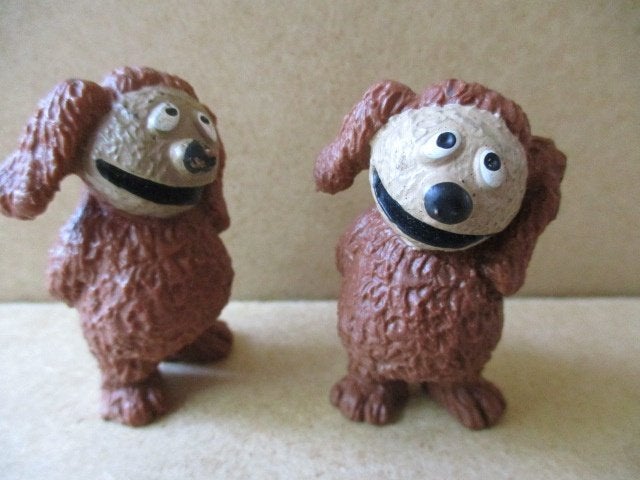 adv11184 sesamstraat / muppets poppetje 22, Ophalen, Gebruikt, Tv, Actiefiguur of Pop