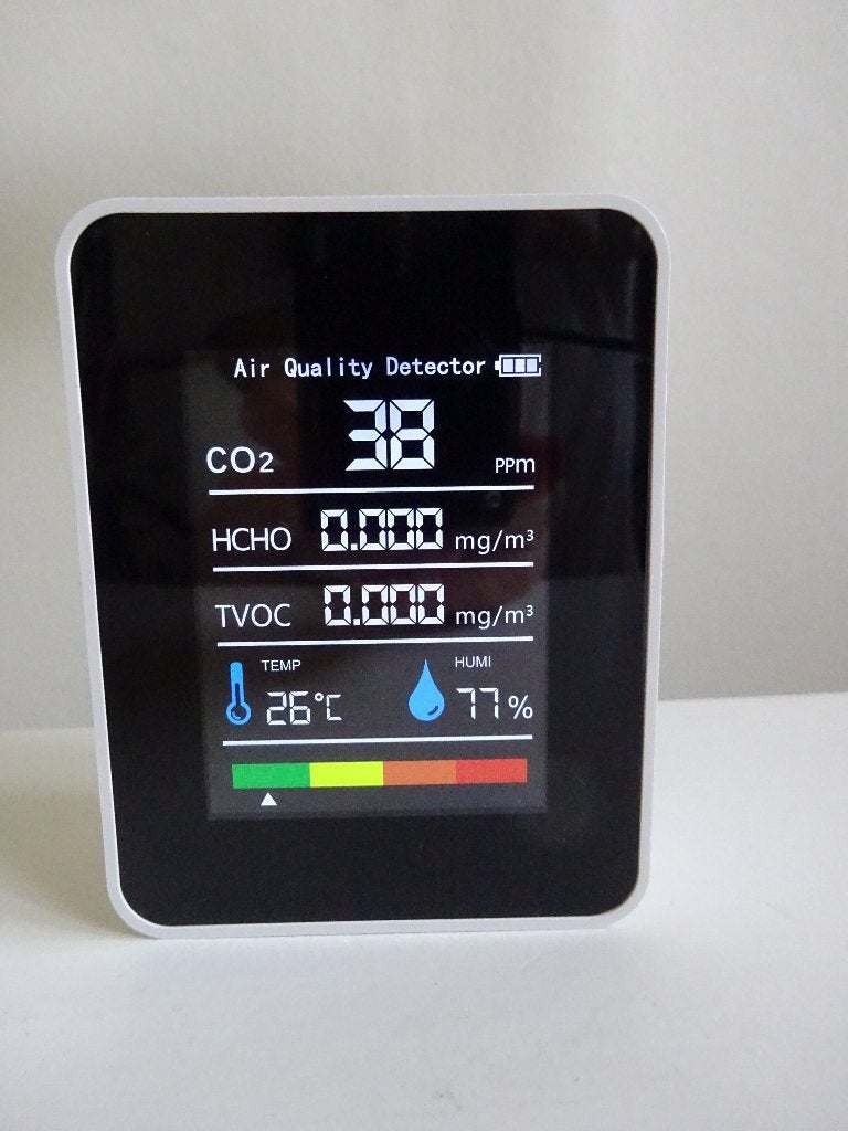 Luchtkwaliteitsmeter - CO2 meter, Ophalen of Verzenden, Zo goed als nieuw, Multimeter