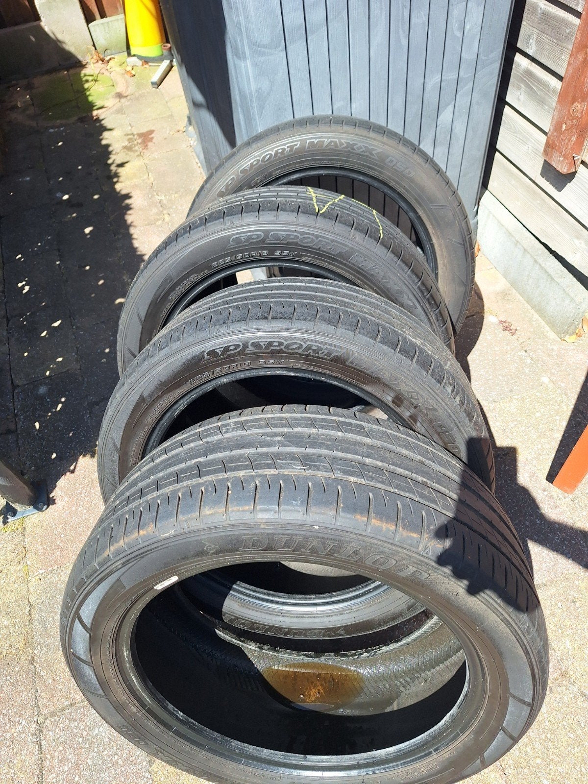 4 stuks Dunlop SP Sport Maxx Zomerbanden 225/50 R18, Ophalen