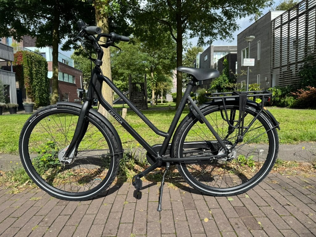 CORTINA FOSS D57 ARRANT BLACK MATT ND7 2024 (damesfiets), Gebruikt, Versnellingen, 56 cm of meer, Trommelrem