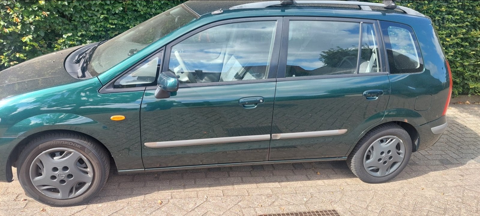 Mazda Premacy 1.8 Comfort 2000 Groen, Auto's, Mazda, Voorwielaandrijving, 4 cilinders, 100 pk, Origineel Nederlands