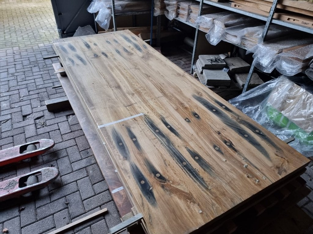 Tafelbladen te koop – Eiken Wagondelen, Mango en Grenen, Ophalen, Grenenhout, 50 tot 100 cm, Vijf personen of meer