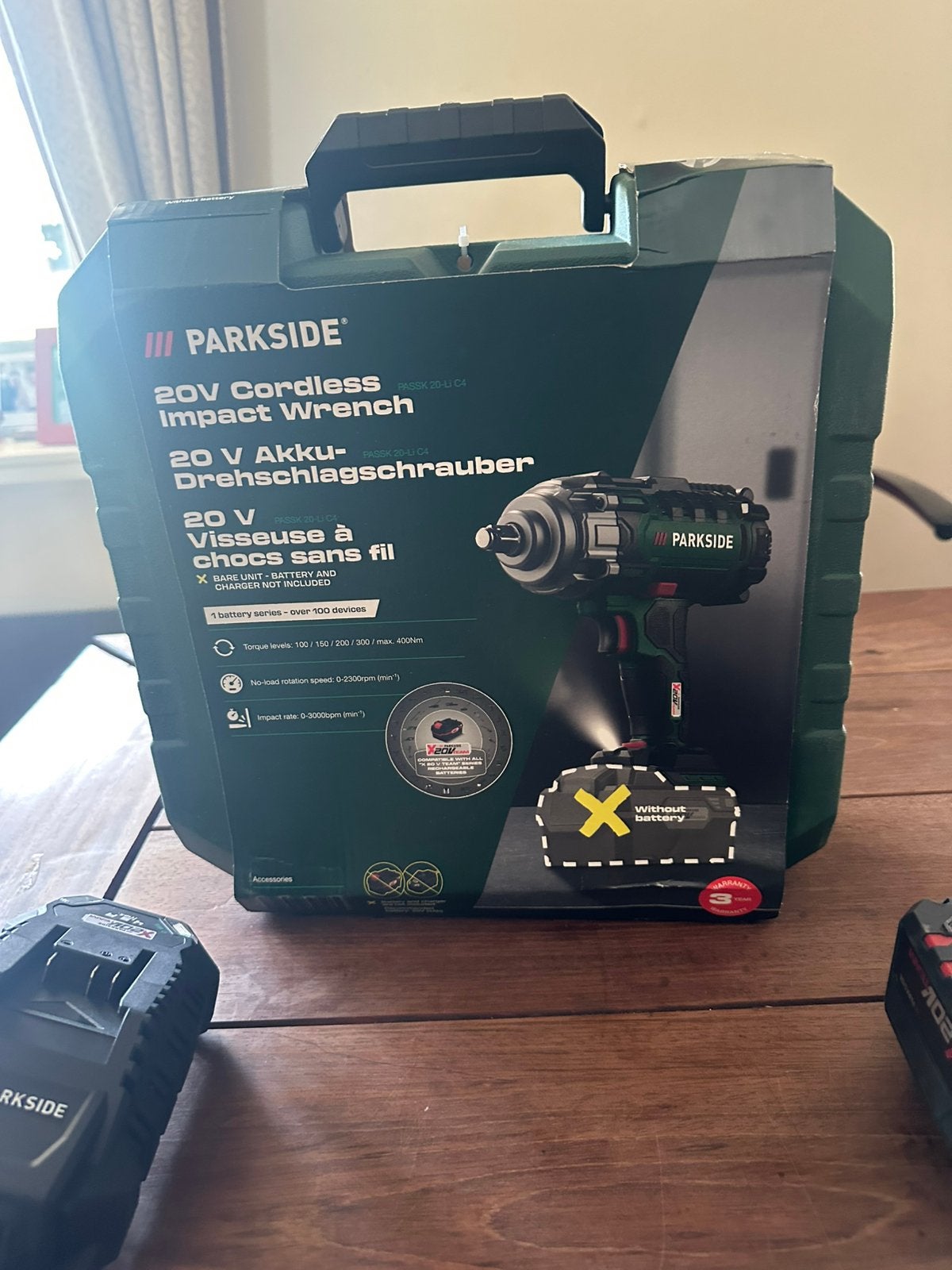 Parkside Slagmoersleutel 20V, Ophalen of Verzenden, Nieuw, Overige typen