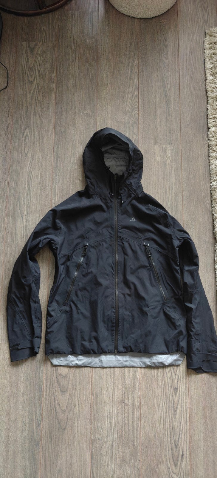 Quechua waterdichte en ademende jas - Maat XL, Quechua, Zwart, Maat 56/58 (XL), Ophalen of Verzenden