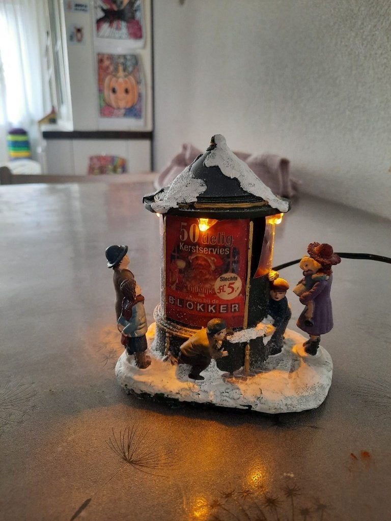 Typisch Hollands (2007) originele verlichte reclamezuil, Diversen, Kerst, Ophalen of Verzenden, Zo goed als nieuw