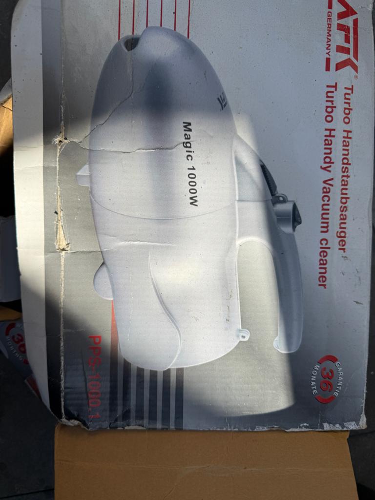 AFK Turbo 1000W - Handstofzuiger voor boot caravan auto, Kruimeldief, Ophalen of Verzenden, Zo goed als nieuw, Minder dan 1200 watt