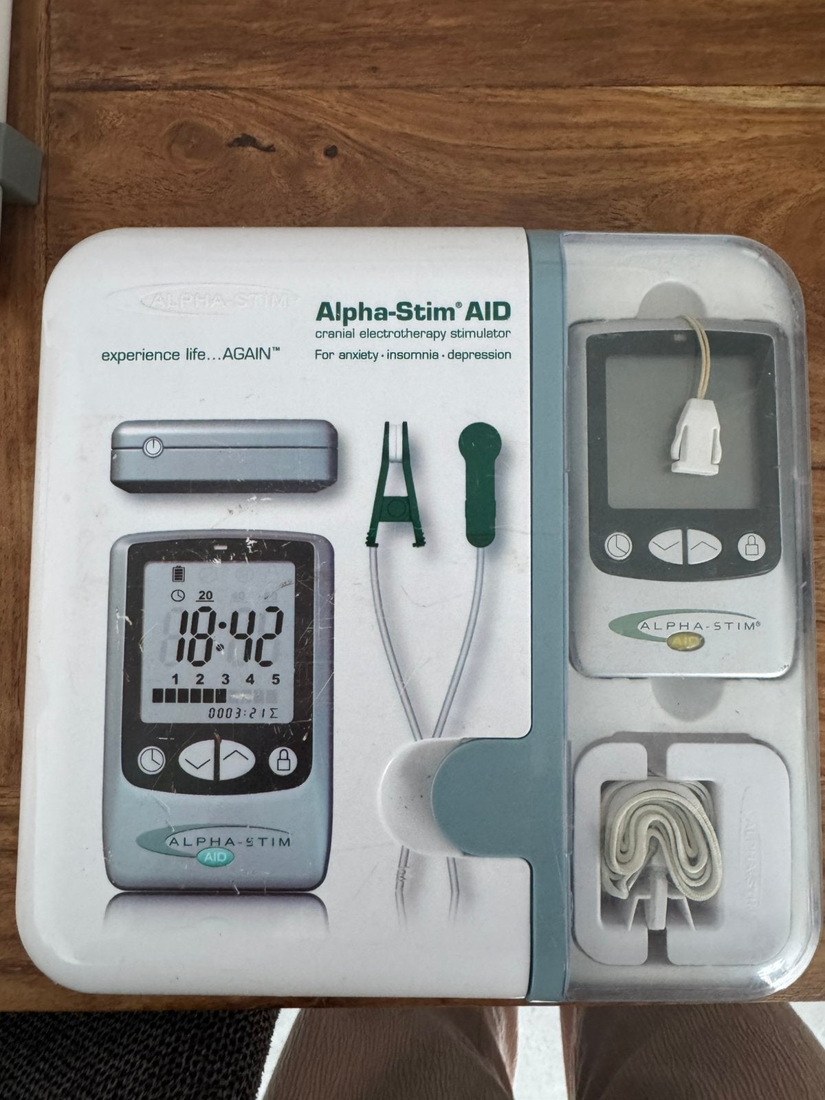 Alpha-Stim AID Cranial Elektrotherapie Stimulator, Ophalen of Verzenden, Zo goed als nieuw, Overige typen