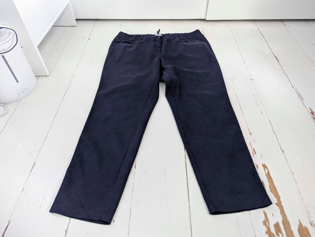 Donkerblauwe broek van Adelina by Scheiter, Blauw, Maat 46/48 (XL) of groter, Ophalen of Verzenden, Zo goed als nieuw