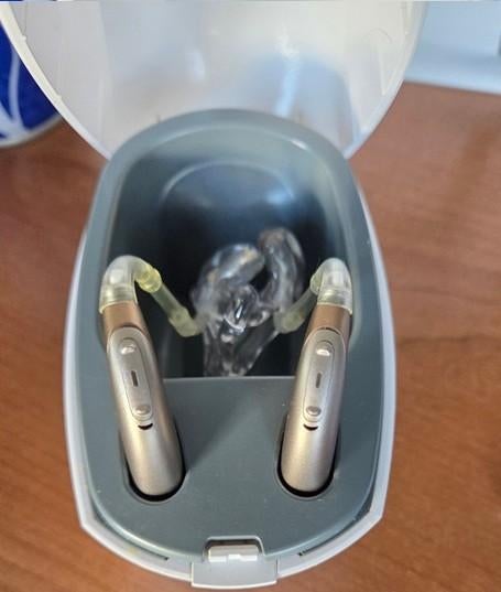 AudioNova DX P Li hoortoestel incl. accessoires, Diversen, Ophalen of Verzenden, Zo goed als nieuw