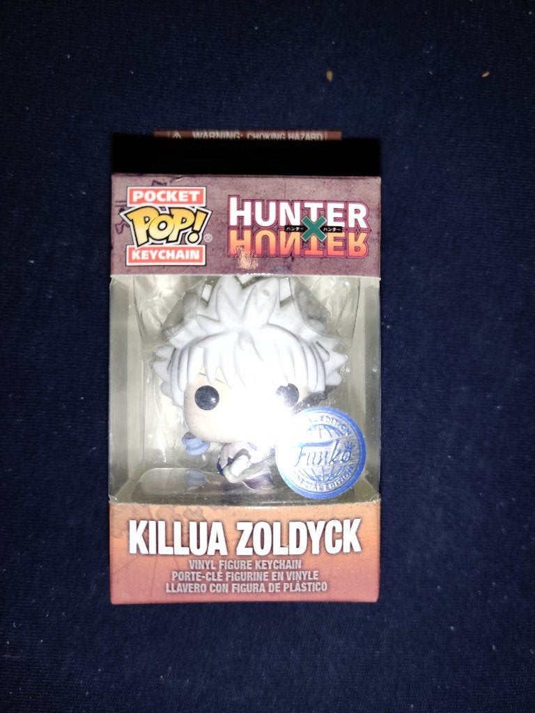 Killua Zoldyck Vinyl Figure Keychain Hunter x Hunte Pop Poc, Ophalen of Verzenden, Nieuw
