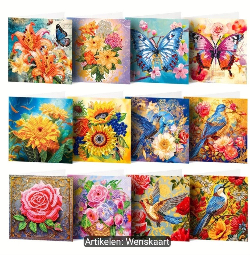 Diamond painting kaarten, Hobby en Vrije tijd, Kaarten | Zelf maken, Ophalen of Verzenden, Nieuw, Overige thema's, Overige typen