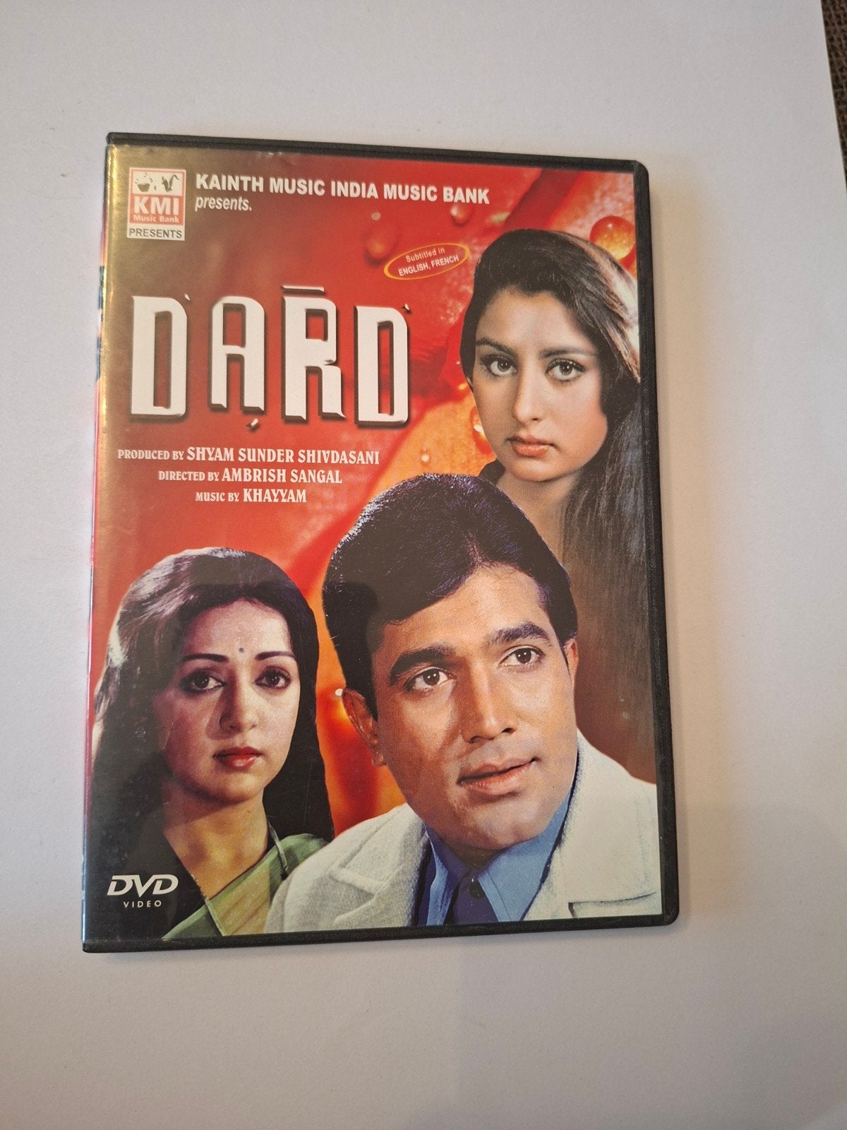 Dard DVD - Bollywood film met Engelse/Franse ondertitels, Gebruikt, Alle leeftijden, Frans, Ophalen of Verzenden