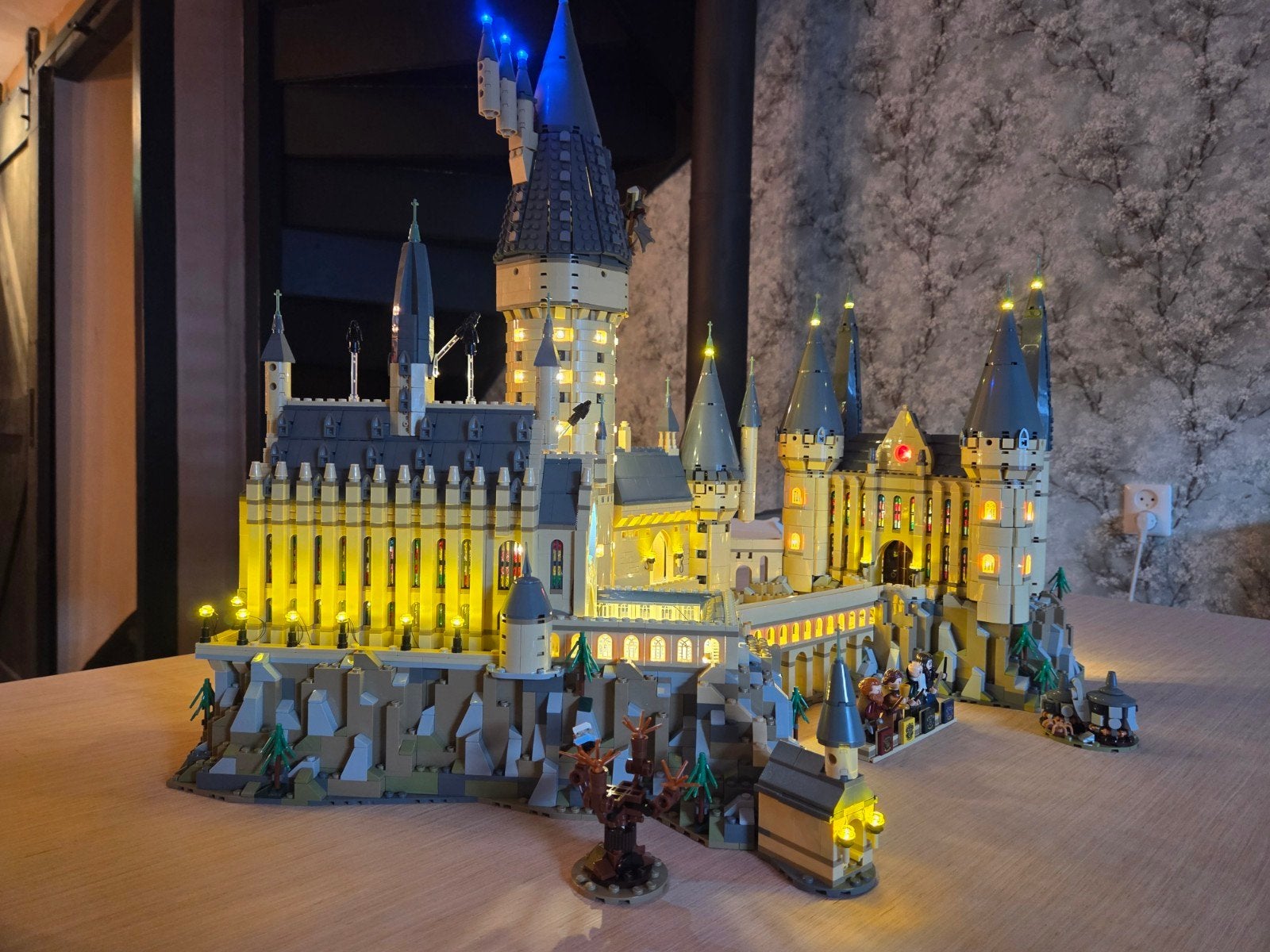 lego Harry Potter kasteel zweinstein 71043 met verlichting., Ophalen, Lego, Harry Potter, Zo goed als nieuw