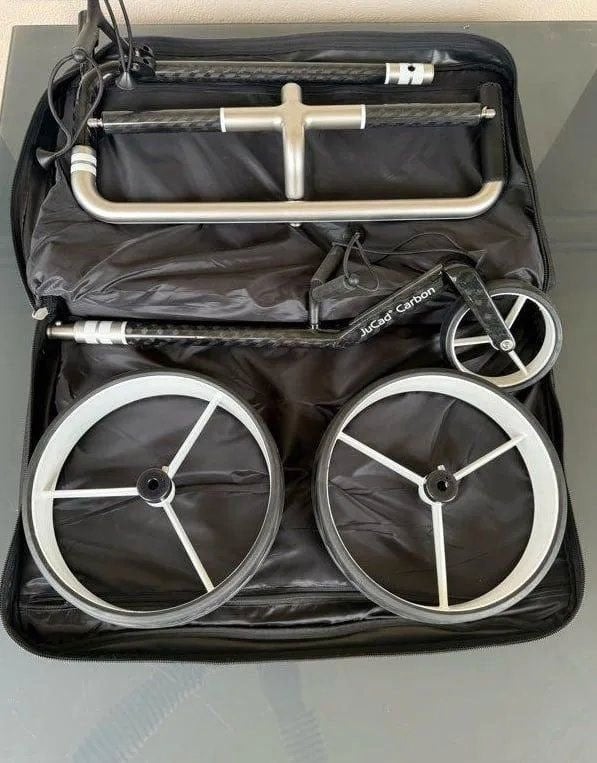 JuCad Carbon – golftrolley, ultralicht en nieuw, Ophalen of Verzenden, Zo goed als nieuw, Golfkar, Overige merken