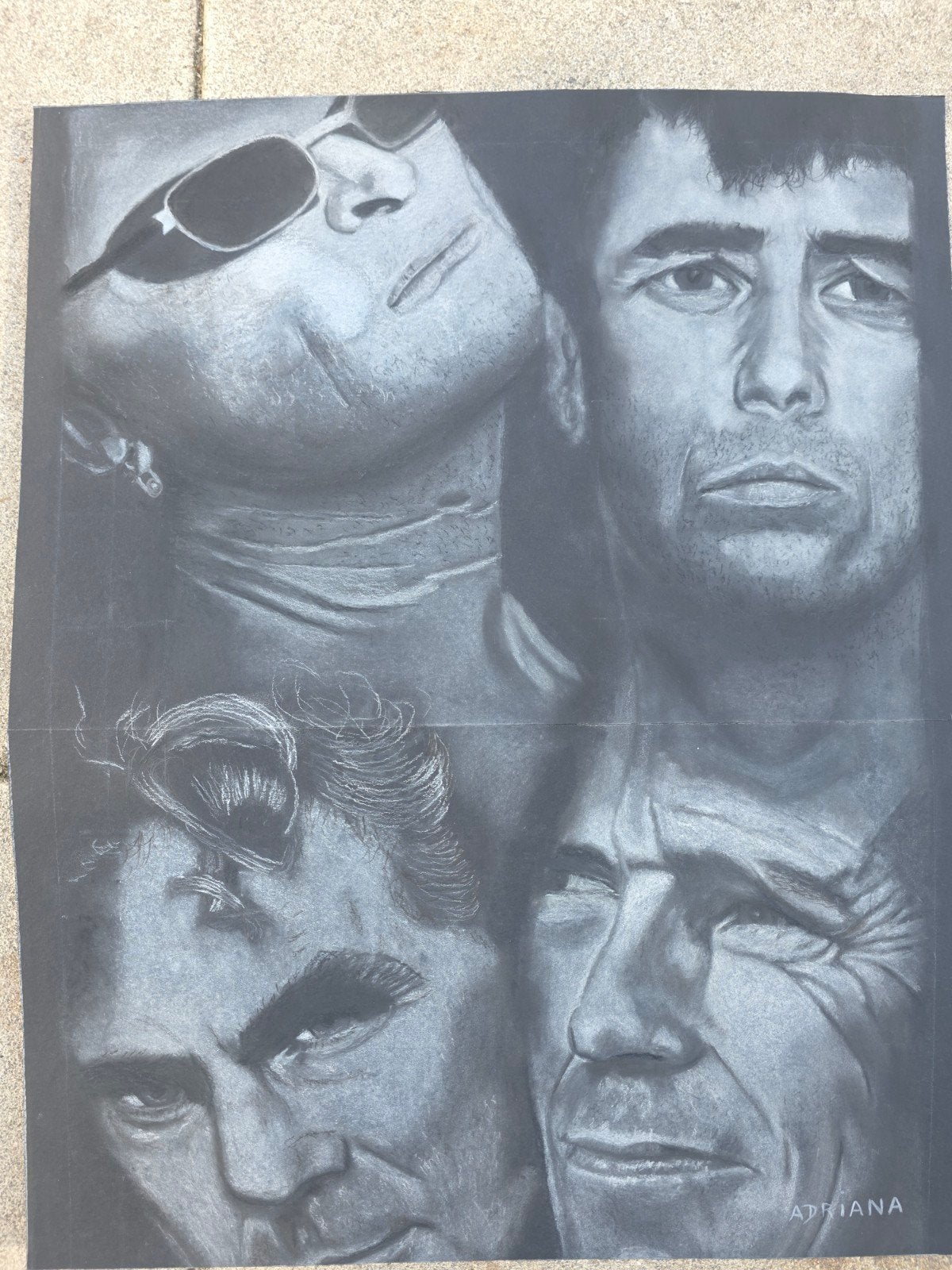 Getekend portret Golden Earring - Uniek kunstwerk, Ophalen of Verzenden, Tekening, Potloodtekening, Gesigneerd
