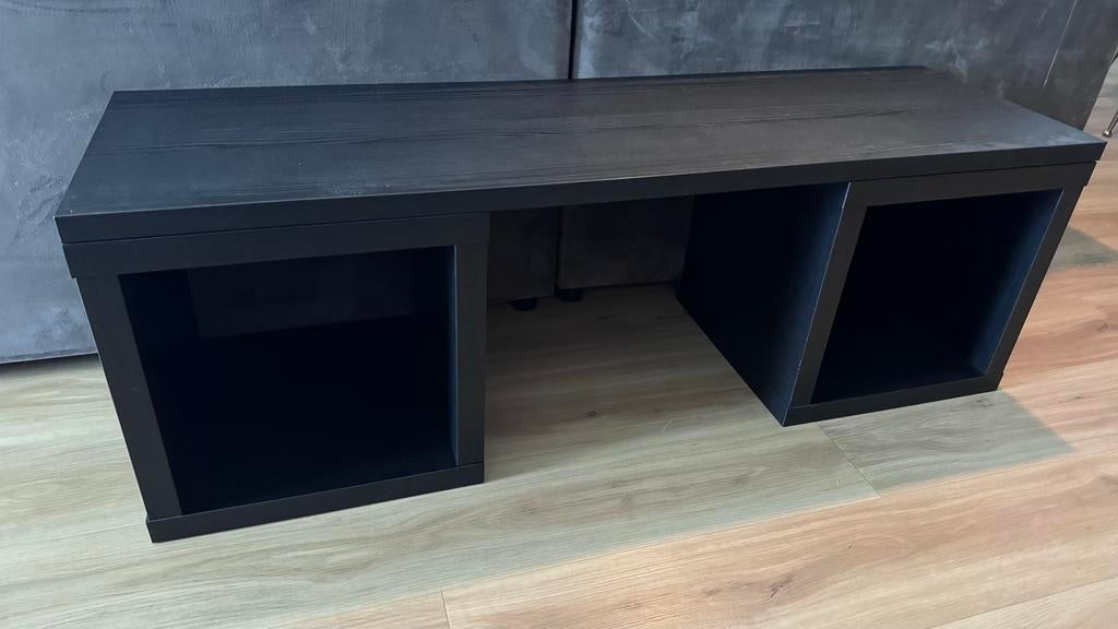 Kinder speeltafel / bureautje met 2 IKEA kastjes en plank, Kinderen en Baby's, Kinderkamer | Tafels en Stoelen, Ophalen, Zo goed als nieuw