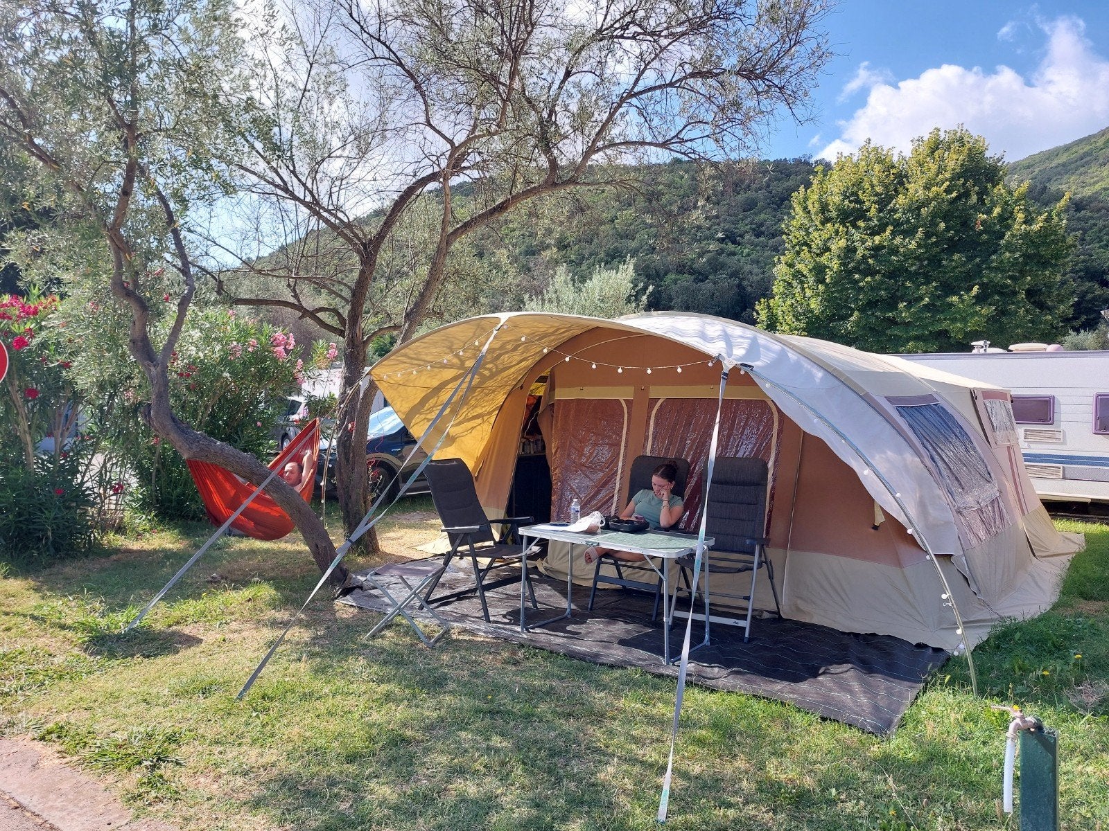 Raclet Safari vouwwagen 2015, Caravans en Kamperen, Tenten, meer dan 6, Gebruikt, Ophalen
