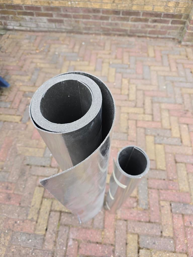 Laminaat ondervloer 2mm rubber met aluminium folie (5-6m²), Ophalen, Overige materialen, 5 tot 10 m², Zo goed als nieuw