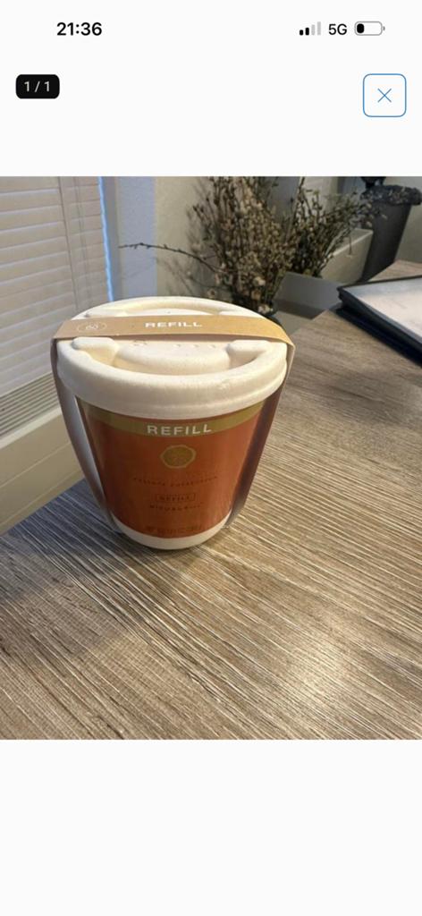 Rituals Suede Vanilla Refill Geurkaars, Ophalen of Verzenden, Nieuw, Overige materialen