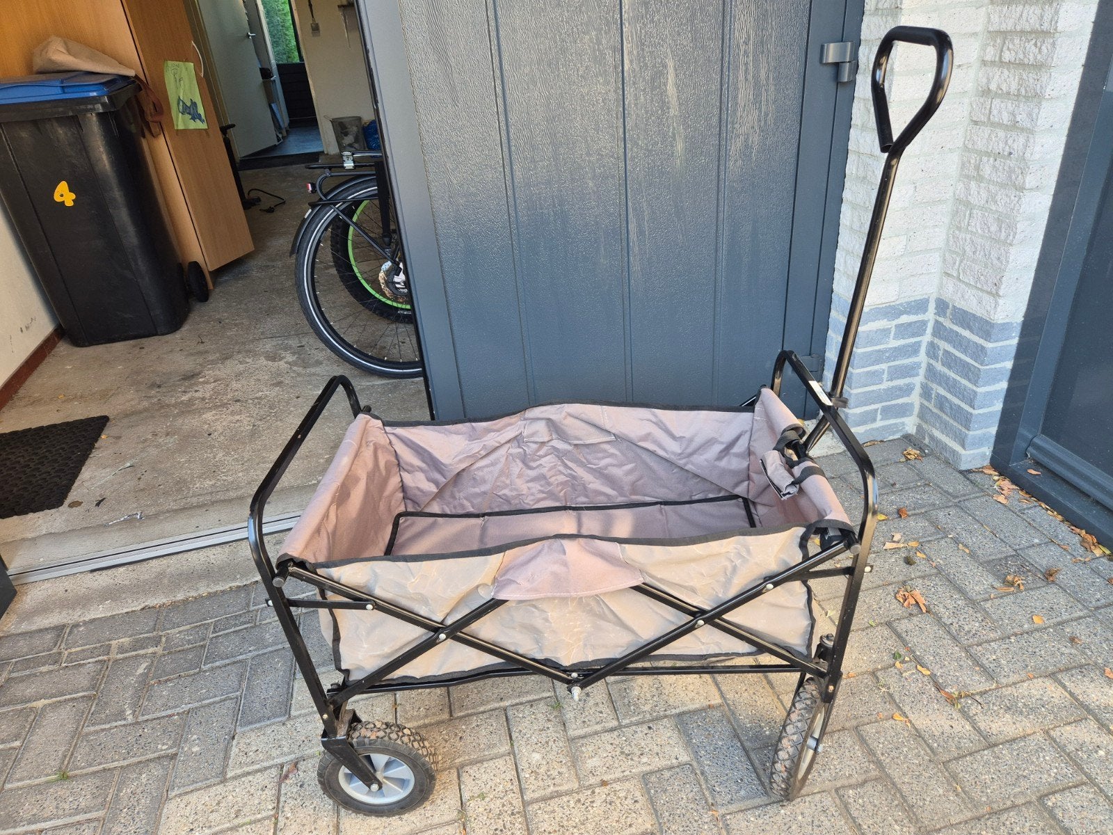 Opvouwbare bolderkar., Ophalen, Opvouwbaar, Gebruikt