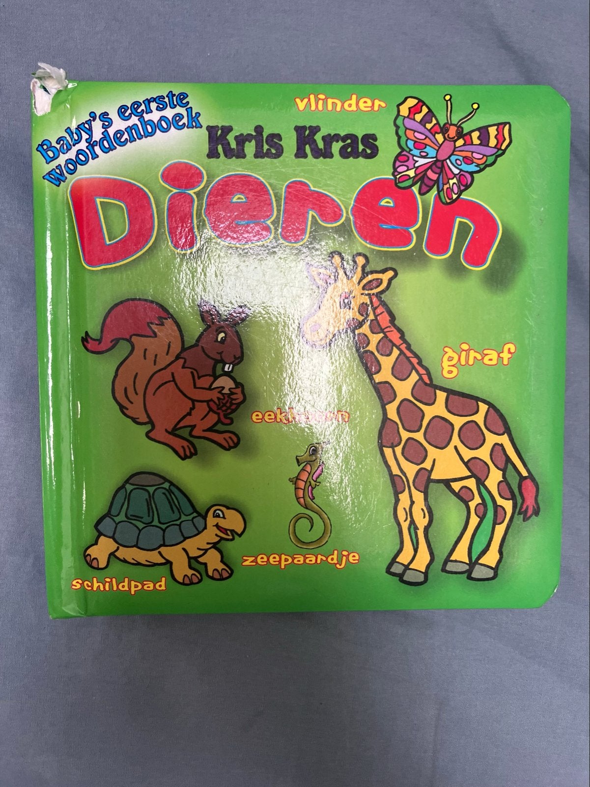 Baby's eerste woordenboek Kris Kras Dieren, Ophalen of Verzenden, Zo goed als nieuw, 0 tot 6 maanden