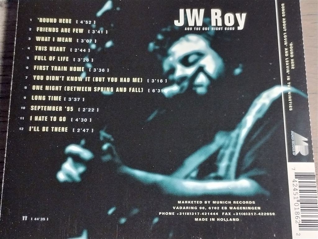 JW Roy And The One Night Band ‎– \'Round Here, Cd's en Dvd's, Ophalen of Verzenden, Zo goed als nieuw, Jazz